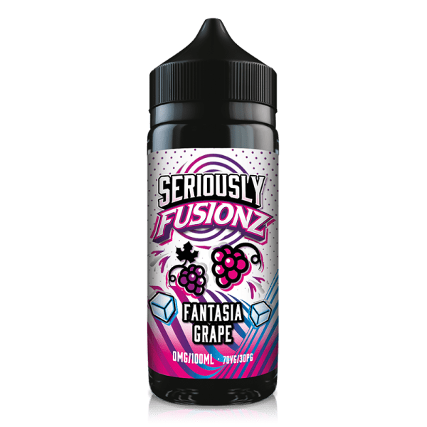 Seriously Fusionz Fantasia Grape By Doozy Vapes 100ml Shortfill for your vape at Red Hot Vaping