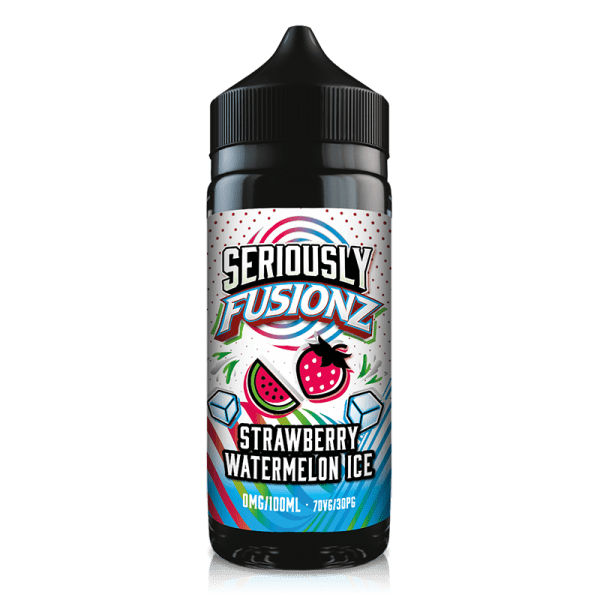 Seriously Fusionz Strawberry Watermelon Ice By Doozy Vapes 100ml Shortfill for your vape at Red Hot Vaping