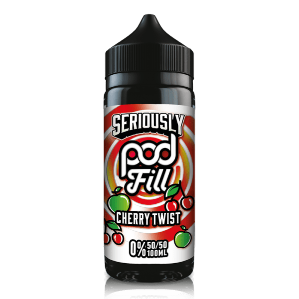 Cherry Twist By Seriously Pod Fill 100ml Shortfill for your vape at Red Hot Vaping