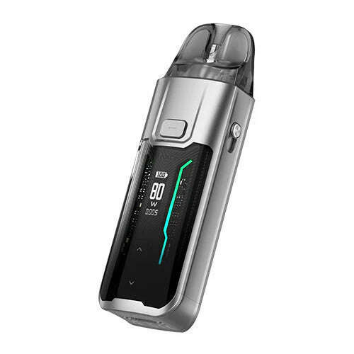 Luxe XR Max Pod Kit (single pod version) By Vaporesso in Silver, for your vape at Red Hot Vaping