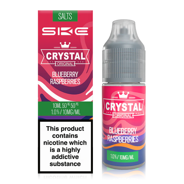 Blueberry Raspberries By SKE Crystal Original Salts 10ml for your vape at Red Hot Vaping