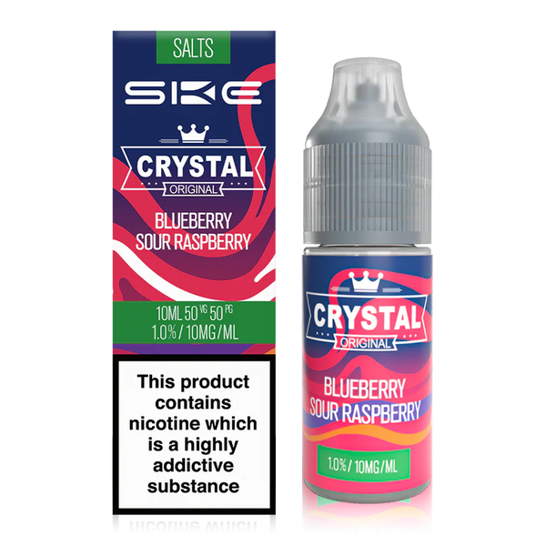 Blueberry Sour Raspberry By SKE Crystal Original Salts 10ml for your vape at Red Hot Vaping