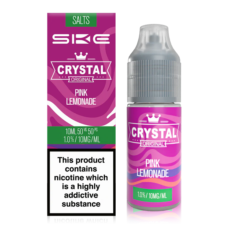 Pink Lemonade By SKE Crystal Original Salts 10ml for your vape at Red Hot Vaping