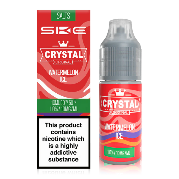 Watermelon Ice By SKE Crystal Original Salts 10ml for your vape at Red Hot Vaping