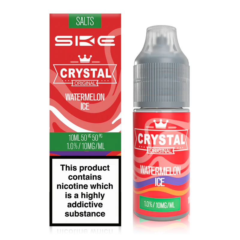 Watermelon Ice By SKE Crystal Original Salts 10ml for your vape at Red Hot Vaping