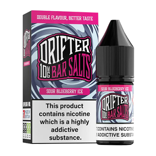 Sour Blueberry Ice By Drifter Nic Salt 10ml