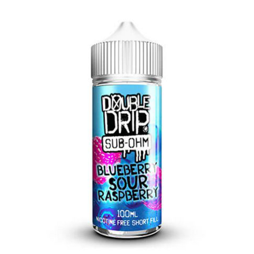 Blueberry Sour Raspberry By Double Drip 100ml Shortfill for your vape at Red Hot Vaping