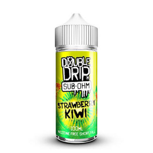 Strawberry Kiwi By Double Drip 100ml Shortfill for your vape at Red Hot Vaping