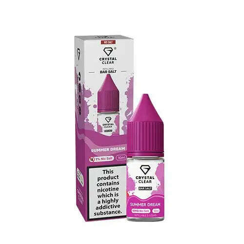 Summer Dream By Crystal Clear Salt 10ml for your vape at Red Hot Vaping