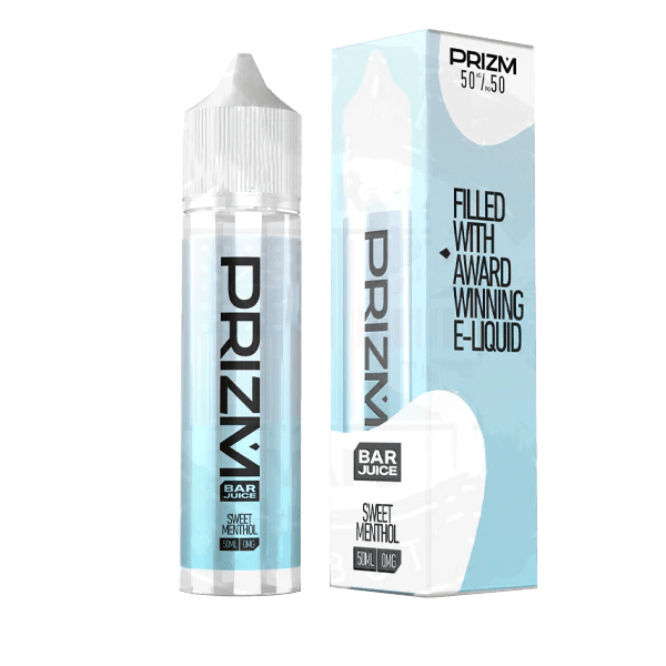 Sweet Menthol 50/50 By Prizm Bar Juice 50ml Shortfill for your vape at Red Hot Vaping