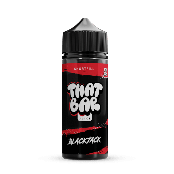 Black Jack 50/50 By That Bar Juice 100ml Shortfill for your vape at Red Hot Vaping