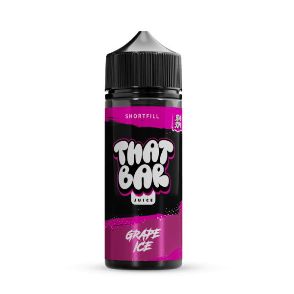 Grape Ice 50/50 By That Bar Juice 100ml Shortfill for your vape at Red Hot Vaping