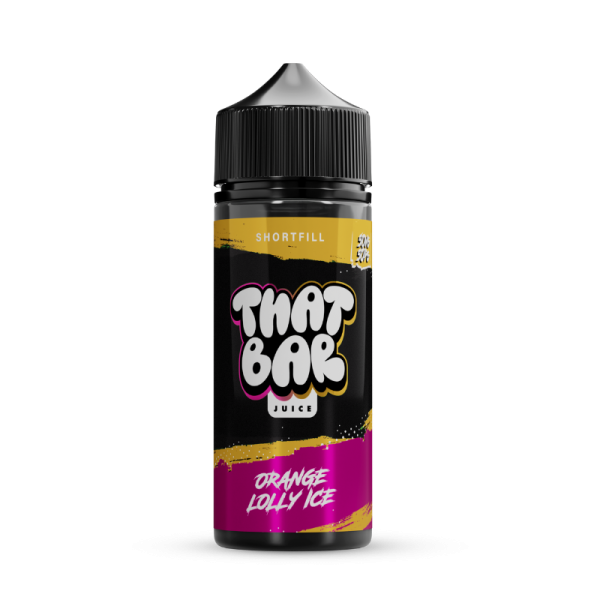 Orange Lolly Ice 50/50 By That Bar Juice 100ml Shortfill