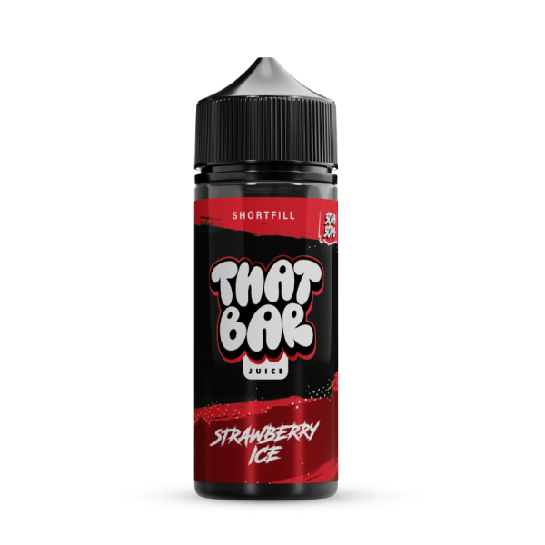 Strawberry Ice 50/50 By That Bar Juice 100ml Shortfill