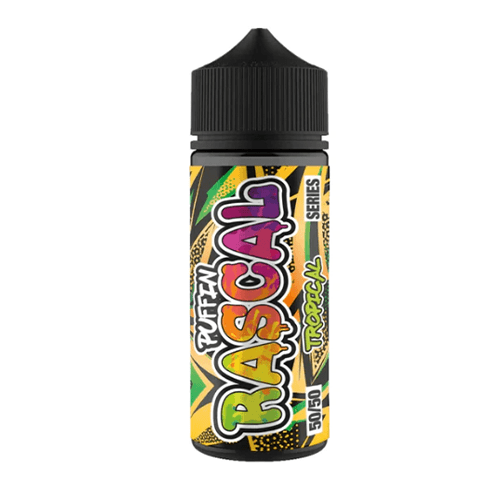 Tropical 50/50 By Puffin Rascal 100ml Shortfill for your vape at Red Hot Vaping
