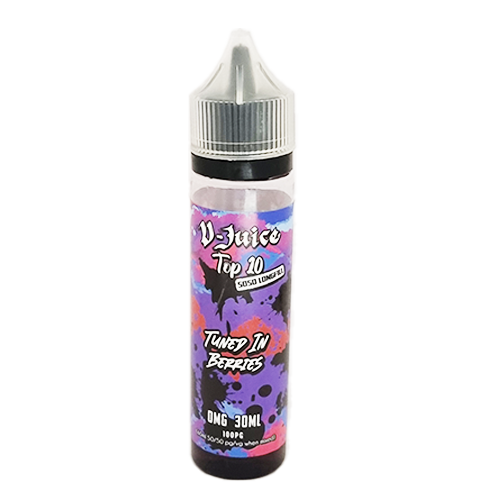 Tuned In Berries By V-Juice 30ml Longfill for your vape at Red Hot Vaping