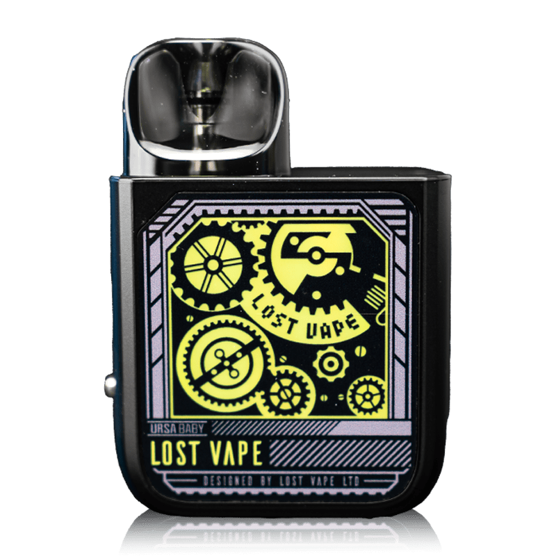 Ursa Baby 2 Pod Kit By Lost Vape in Pop Black x Time, for your vape at Red Hot Vaping