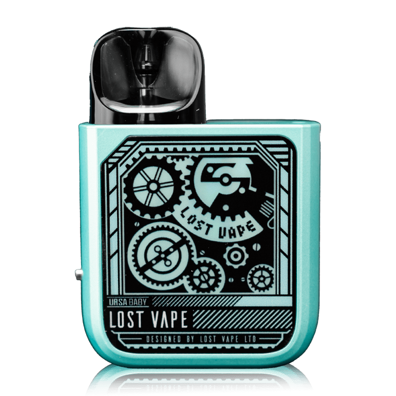 Ursa Baby 2 Pod Kit By Lost Vape in Pop Blue x Time Gear, for your vape at Red Hot Vaping