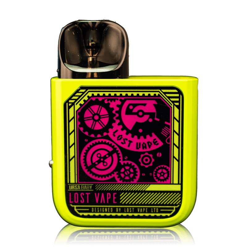 Ursa Baby 2 Pod Kit By Lost Vape in Pop Green x Time Gear, for your vape at Red Hot Vaping