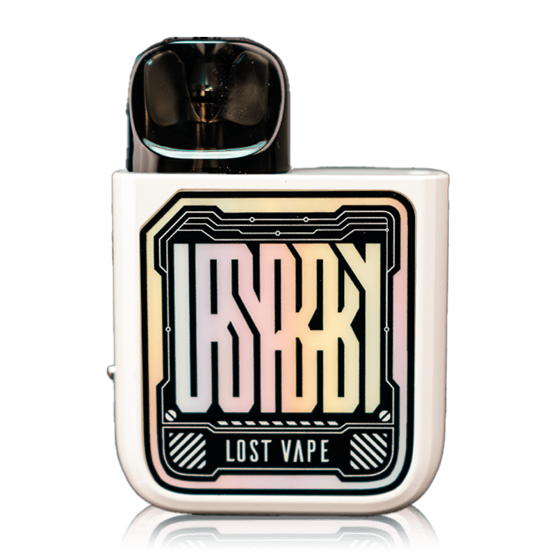 Ursa Baby 2 Pod Kit By Lost Vape in Tech White x Fancy Maze, for your vape at Red Hot Vaping