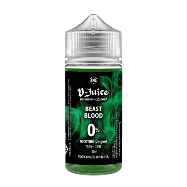 Beast Blood By V-juice 100ml Shortfill for your vape at Red Hot Vaping