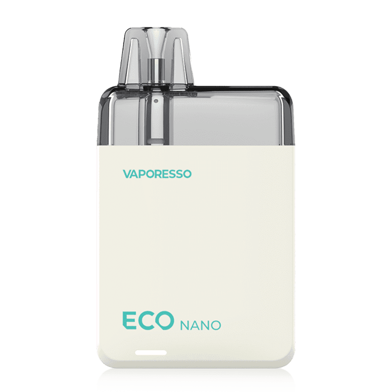 Eco Nano Pod Kit By Vaporesso in Ivory White, for your vape at Red Hot Vaping