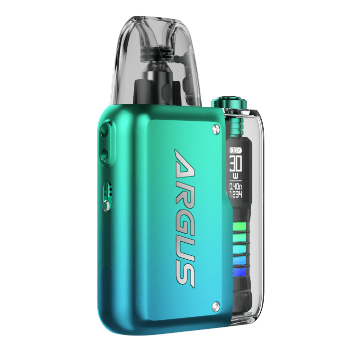 Argus P2 Pod Kit By VooPoo in Neon Blue, for your vape at Red Hot Vaping