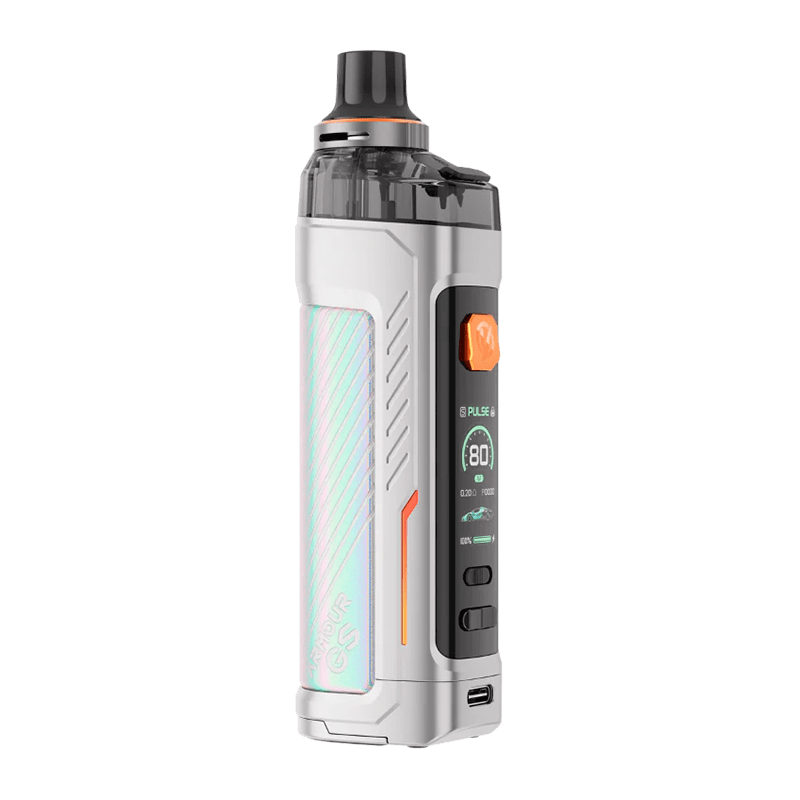 Armour GS Pod Kit By Vaporesso in Silver, for your vape at Red Hot Vaping