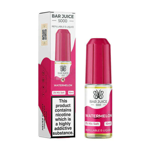 Watermelon By Bar Juice 5000 10ml for your vape at Red Hot Vaping