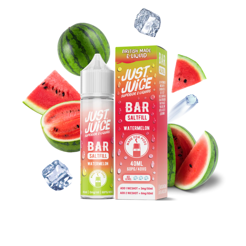 Watermelon By Just Juice Bar Saltfill 40ml Shortfill