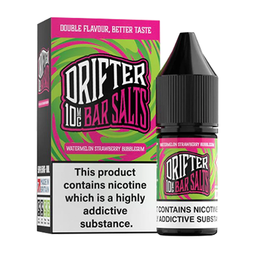 Watermelon Strawberry Bubblegum By Drifter Nic Salt 10ml