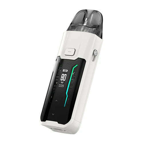 Luxe XR Max Pod Kit (single pod version) By Vaporesso in White, for your vape at Red Hot Vaping