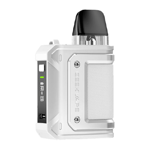 Hero Q Pod Kit By Geekvape in White, for your vape at Red Hot Vaping