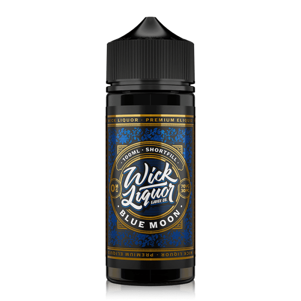 Blue Moon By Wick Liquor 100ml Shortfill for your vape at Red Hot Vaping