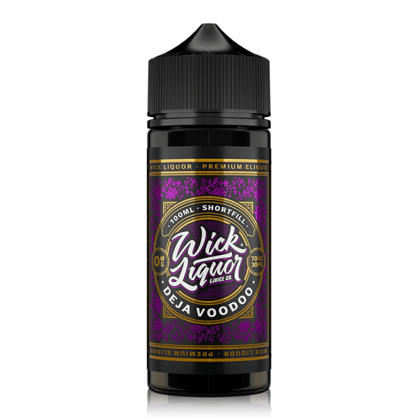 Deja Voodoo By Wick Liquor 100ml Shortfill for your vape at Red Hot Vaping