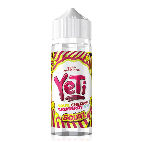 Cherry Raspberry By Yeti Sourz 100ml Shortfill for your vape at Red Hot Vaping