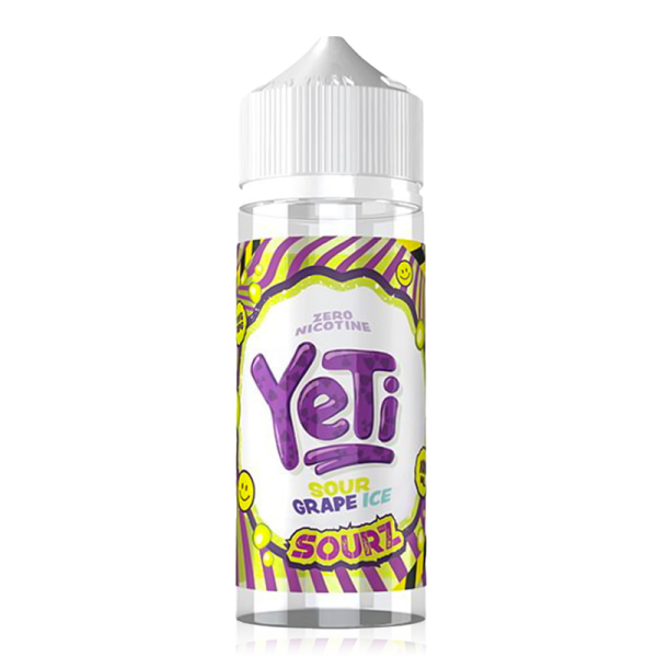 Grape Ice By Yeti Sourz 100ml Shortfill for your vape at Red Hot Vaping