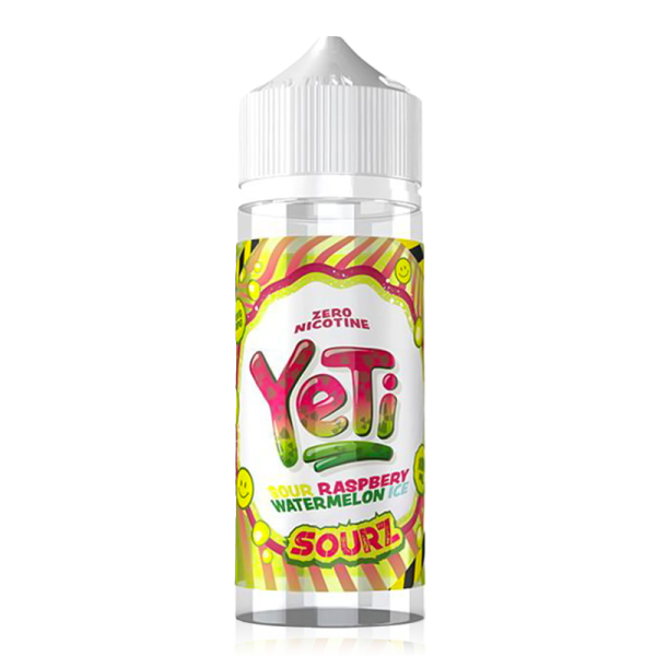 Raspberry Watermelon Ice By Yeti Sourz 100ml Shortfill for your vape at Red Hot Vaping