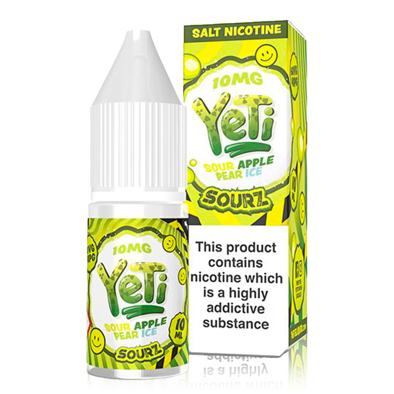 Apple Pear Ice By Yeti Sourz Salt for your vape at Red Hot Vaping