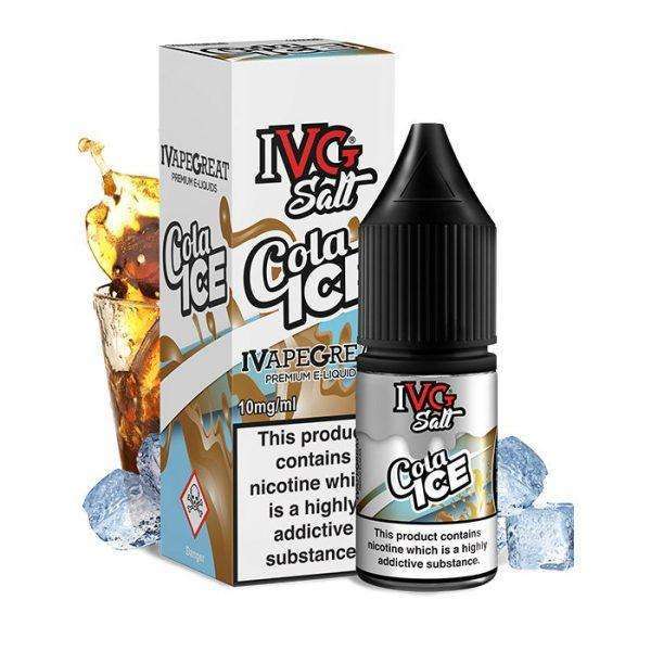 Cola Ice By IVG Salt 10ml for your vape at Red Hot Vaping