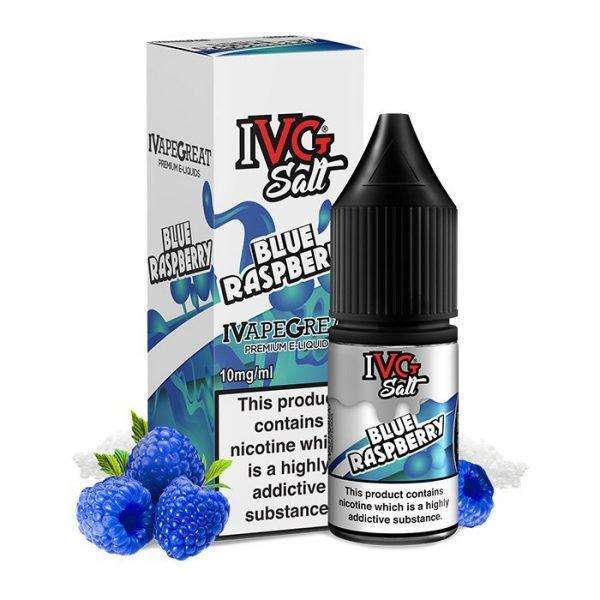 Blue Raspberry By IVG Salt 10ml for your vape at Red Hot Vaping