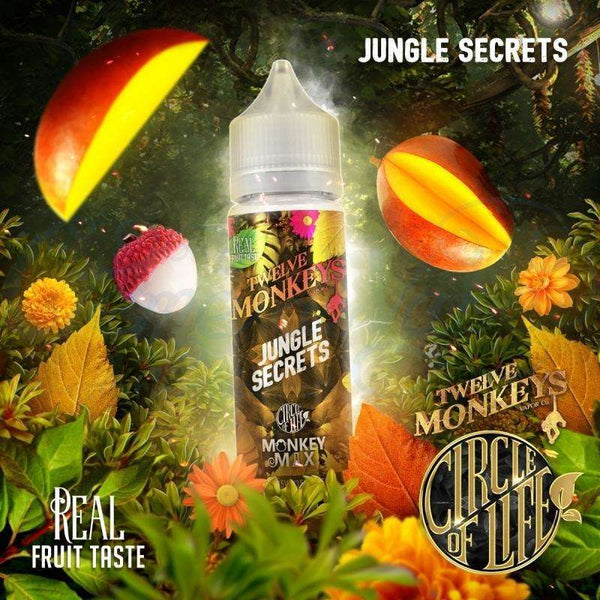 Jungle Secrets By Twelve Monkeys 50ml Shortfill for your vape at Red Hot Vaping