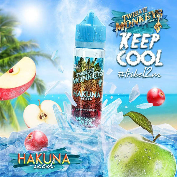 Hakuna Ice Twelve Monkeys 50ml a  for your vape by  at Red Hot Vaping