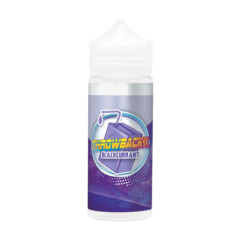 Blackcurrant By Throwback 100ml Shortfill for your vape at Red Hot Vaping