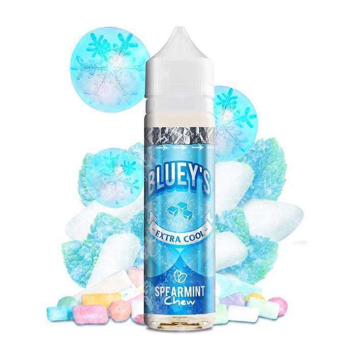 Extra Cool Spearmint Chew By Blueys 50ml Shortfill for your vape at Red Hot Vaping