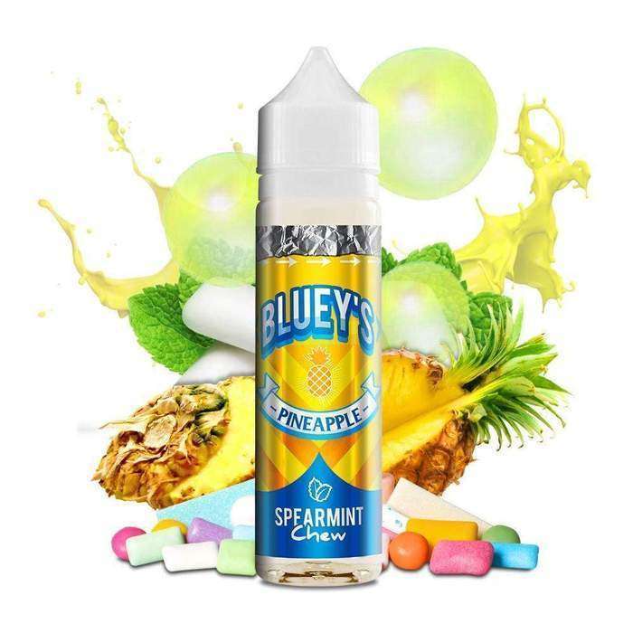 Pineapple Spearmint Chew By Blueys 50ml Shortfill for your vape at Red Hot Vaping