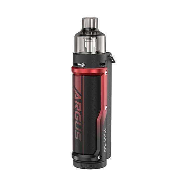 Argus Pro Pod Mod Kit By Voopoo in Litchi Leather Red, for your vape at Red Hot Vaping