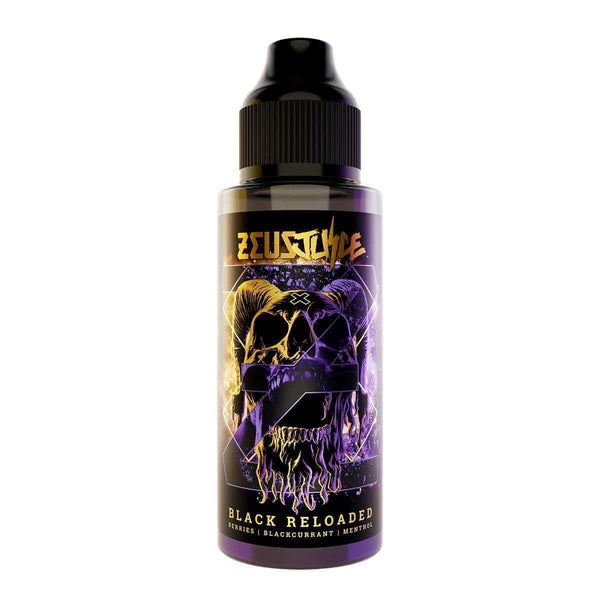 Black Reloaded By Zeus Juice 100ml Shortfill for your vape at Red Hot Vaping