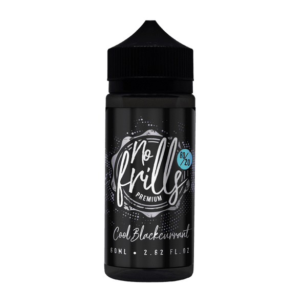 Cool Blackcurrant No Frills 80ml for your vape at Red Hot Vaping