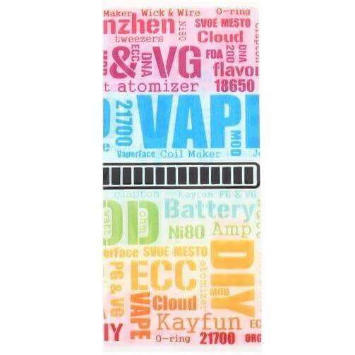 Battery Wraps in 21700/20700, for your vape at Red Hot Vaping